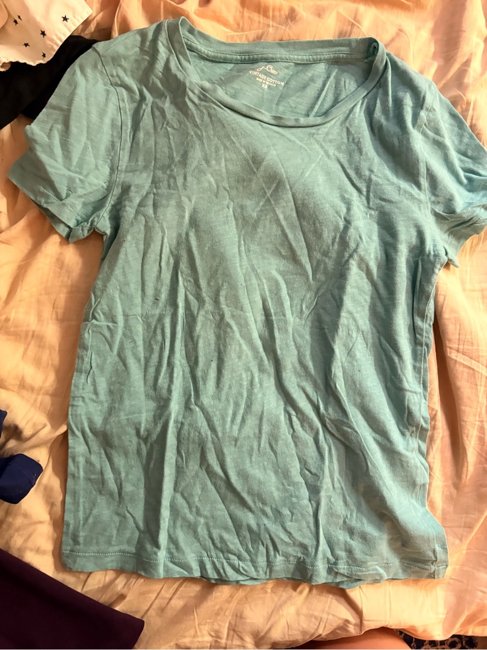 J. Crew Short Sleeve Crewneck Tee in Teal